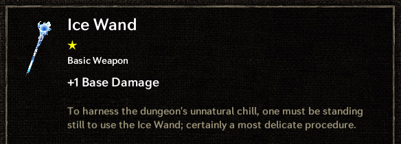 Tallowmere - Ice Wand Description